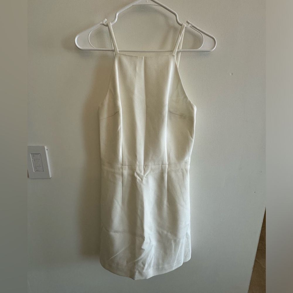 White mini dress